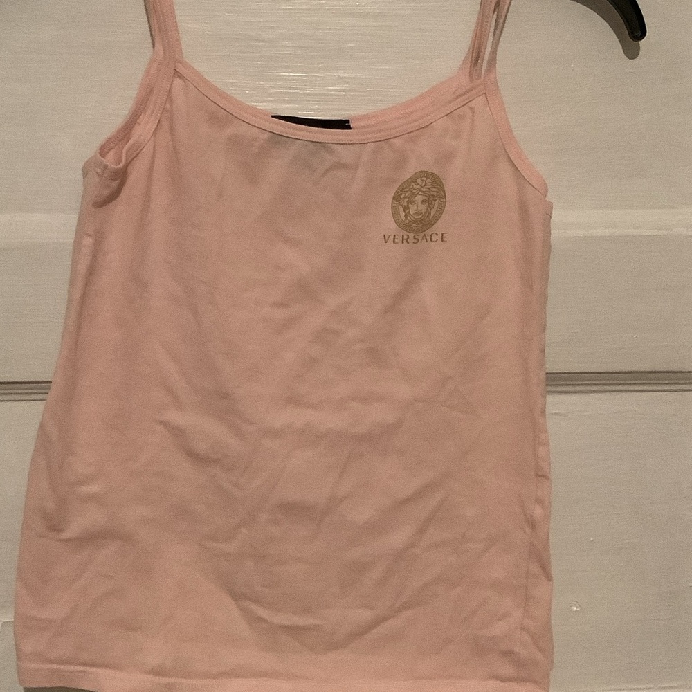 Versace Light Pink Camisole Top